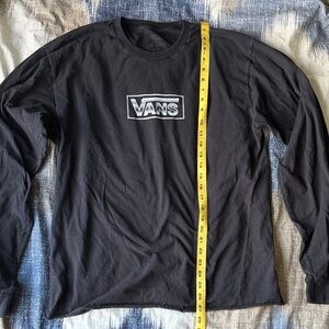 Vans Black Long Sleeve with Bold Logo